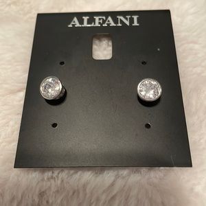 Alfani faux diamond stud earrings NWT